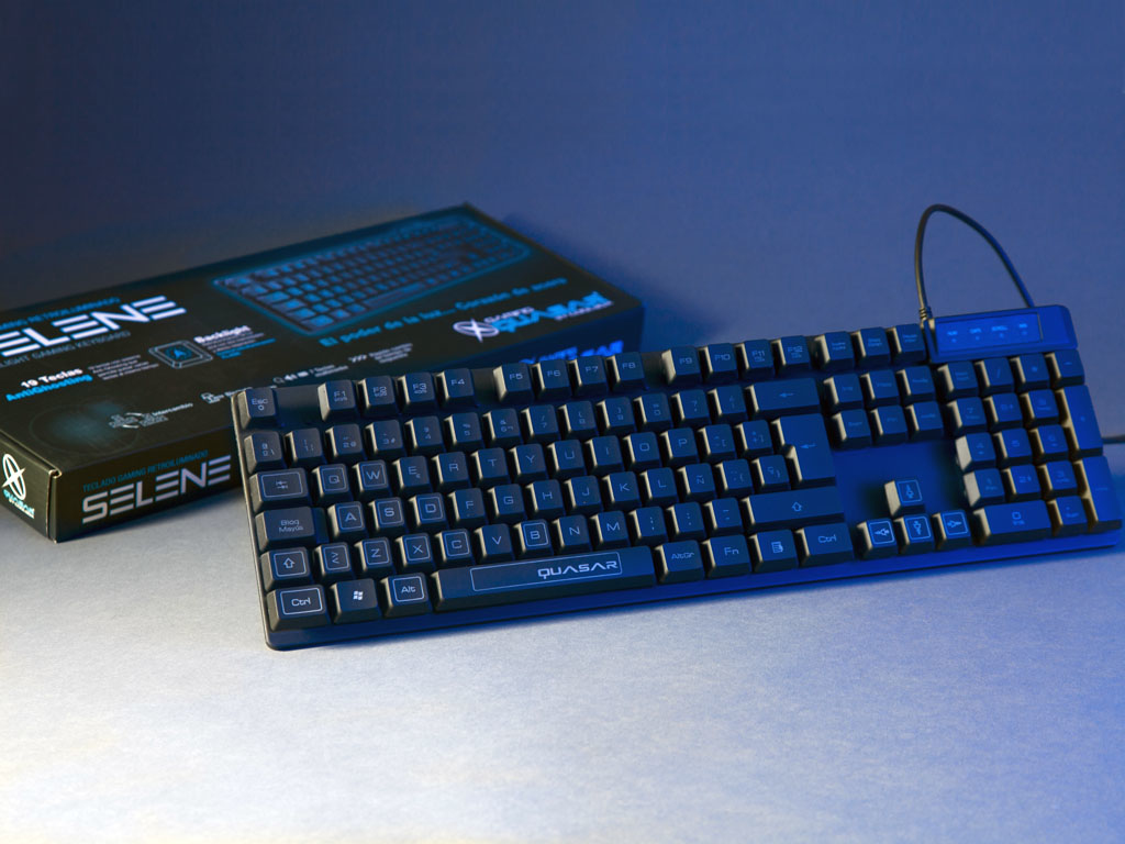 CoolBox Selene keyboard Gaming USB Black – image 6