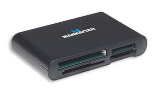 Manhattan 175906 card reader USB 2.0 Black – image 1