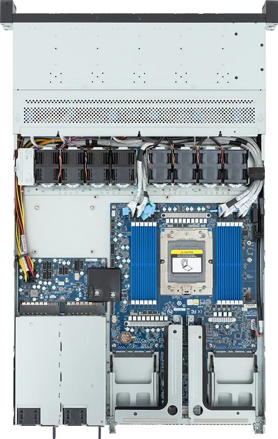 GIGABYTE R163-Z35-AAC1 LGA 6096 Rack (1U) Black, Steel – image 3