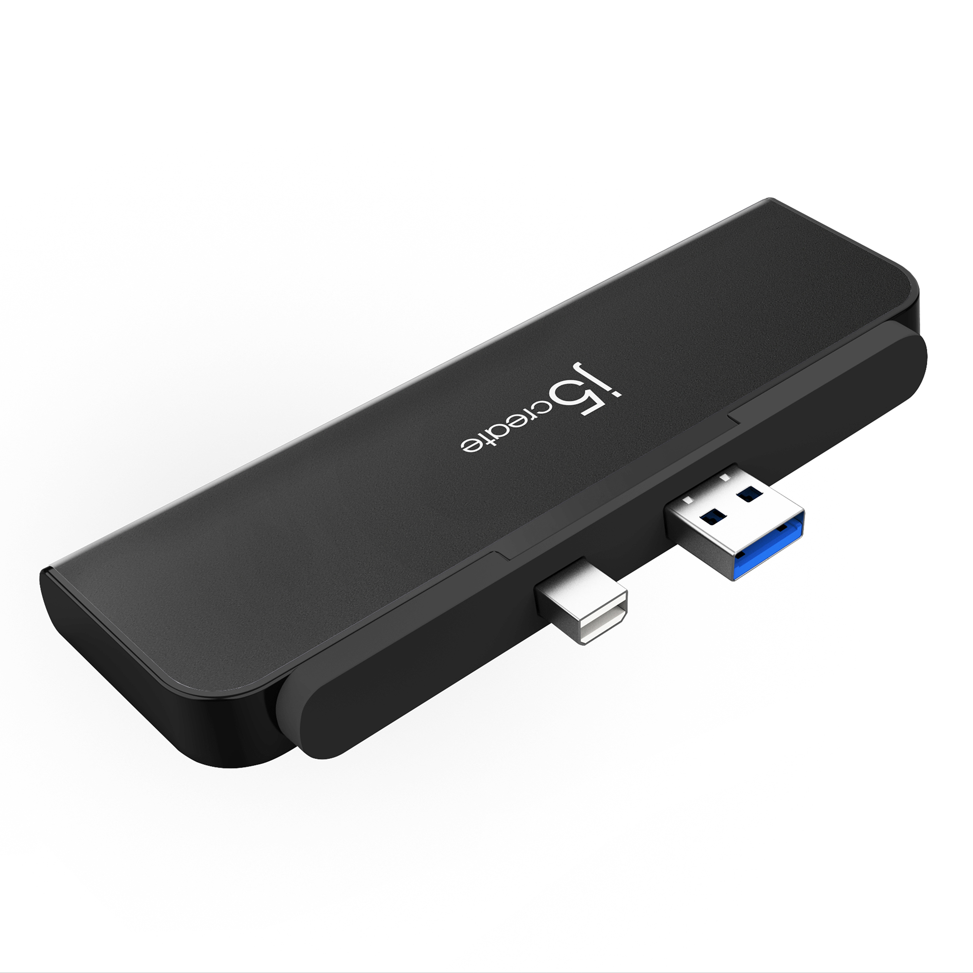 j5create JDD320B Ultradrive Minidock™ for Surface Pro™ 4/5/6, includes 1x HDMI port and 2x USB ports, Black – image 2