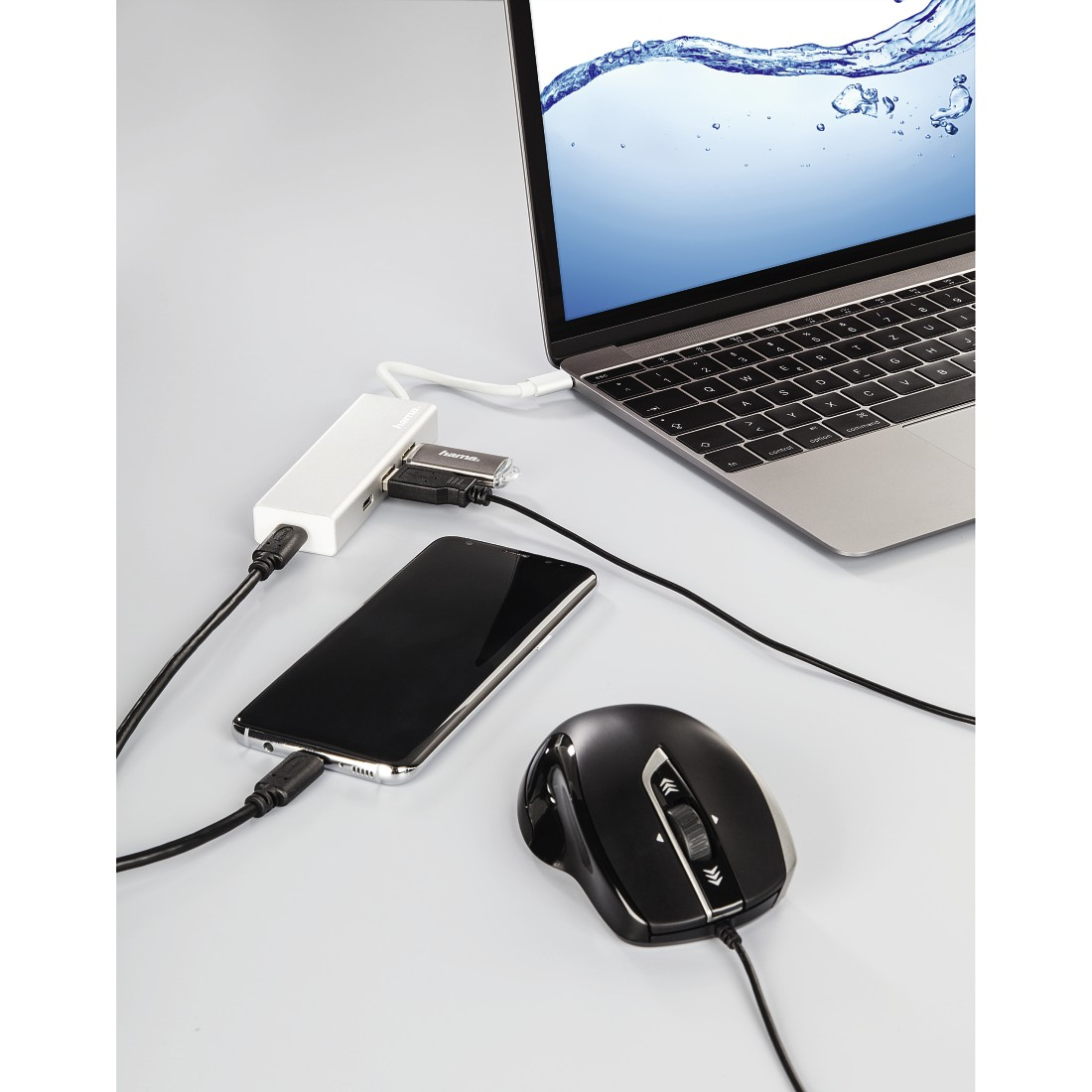 Hama Aluminium USB 3.2 Gen 2 (3.1 Gen 2) Type-C 5000 Mbit/s Silver – image 3