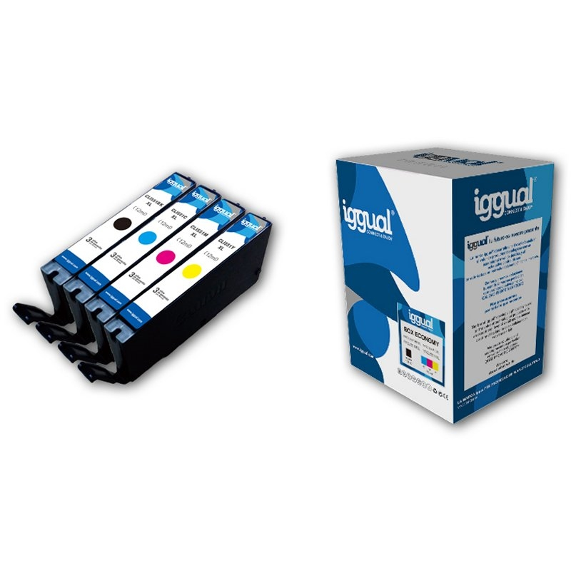 iggual IGG313886 ink cartridge Black, Cyan, Magenta, Yellow
