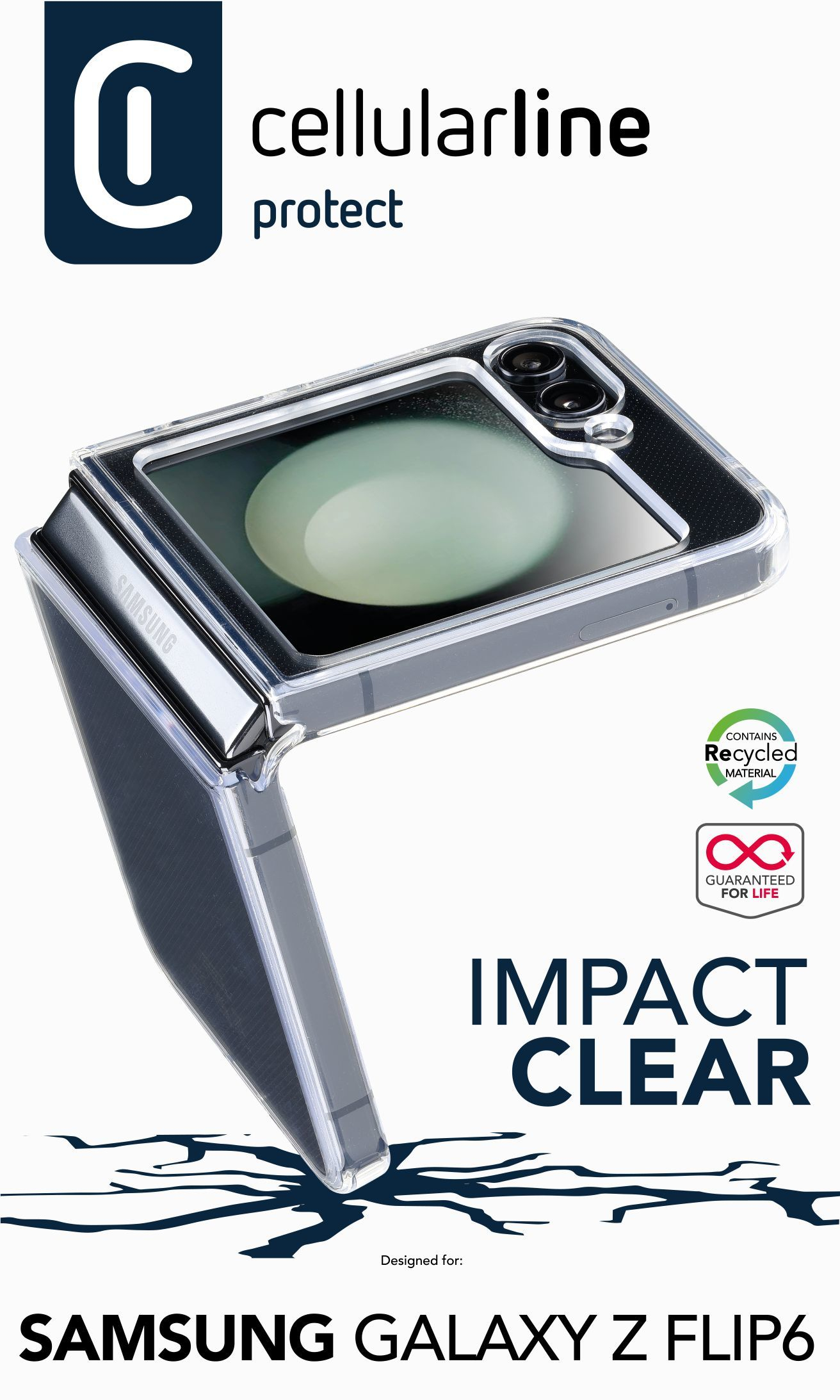 Cellularline Impact Clear Case - Galaxy Z Flip6 / Z Flip7 FE – image 2