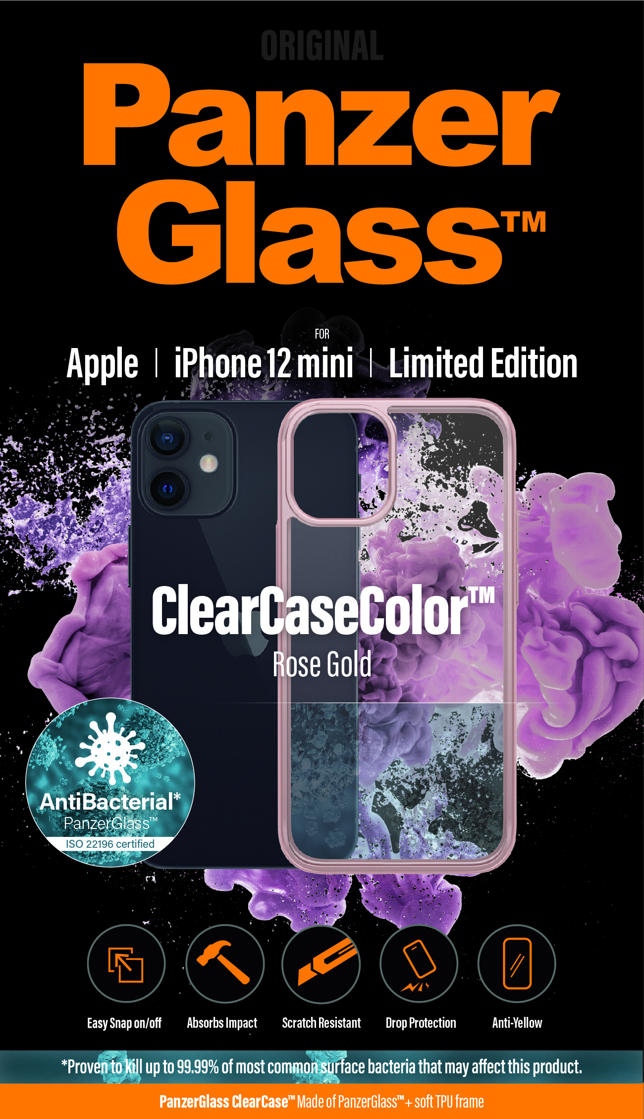 PanzerGlass ® ClearCaseColor™ iPhone 12 mini - Rose Gold Limited Edition – image 9