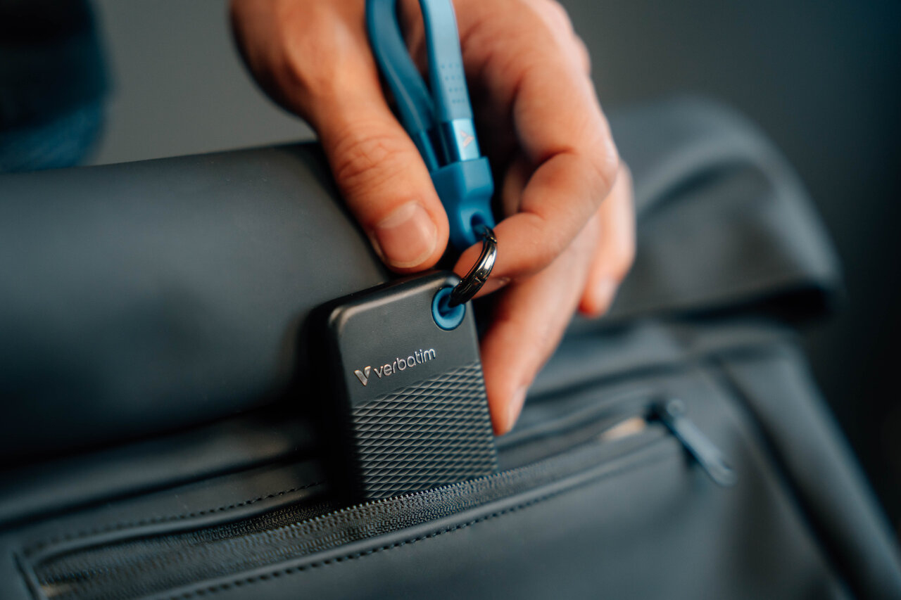 Verbatim Pocket SSD USB 3.2 Gen 2 512GB Black/Blue image 4