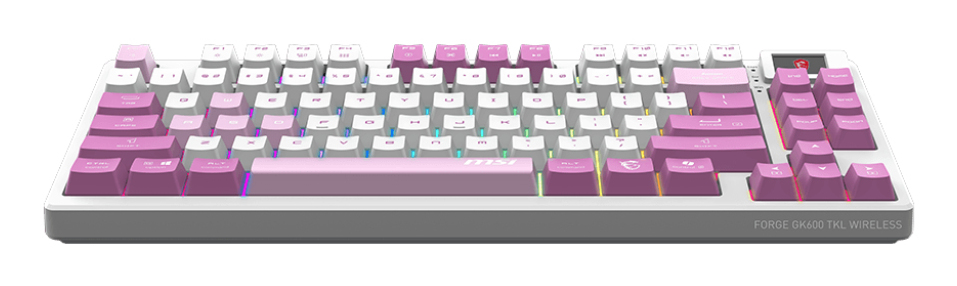 Teclado MSI Forge GK600 TKL Violet