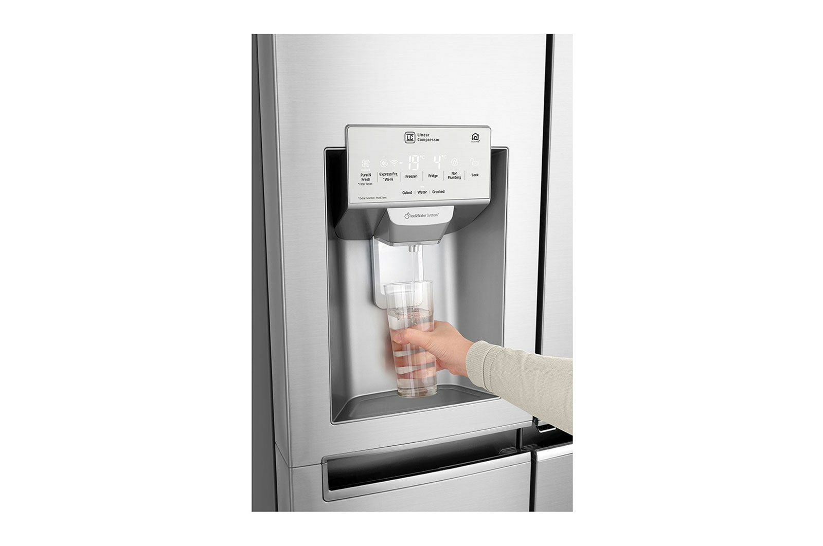 LG GSX960NEVZ side-by-side refrigerator Freestanding – image 9