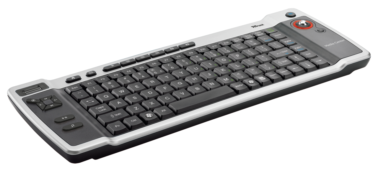 Trust KB-2950 keyboard Home RF Wireless Black, Grey