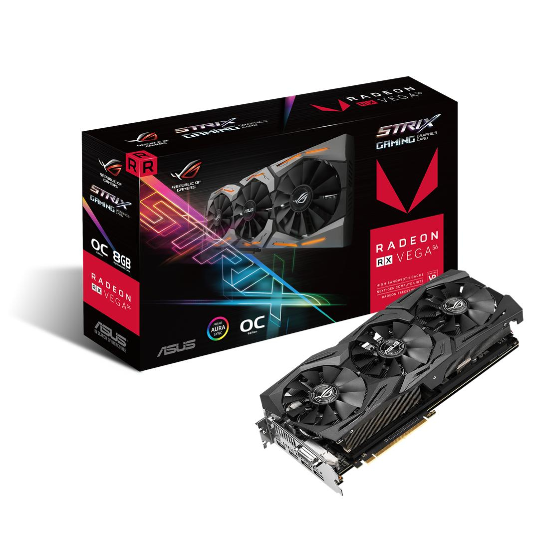 ASUS ROG-STRIX-RXVEGA56-O8G-GAMING AMD Radeon RX Vega 56 – image 2