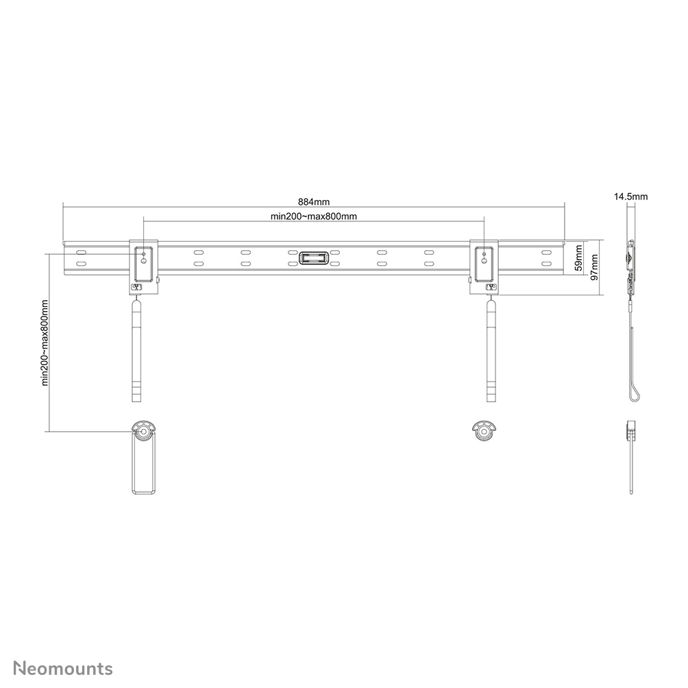 Neomounts tv wall mount – image 3