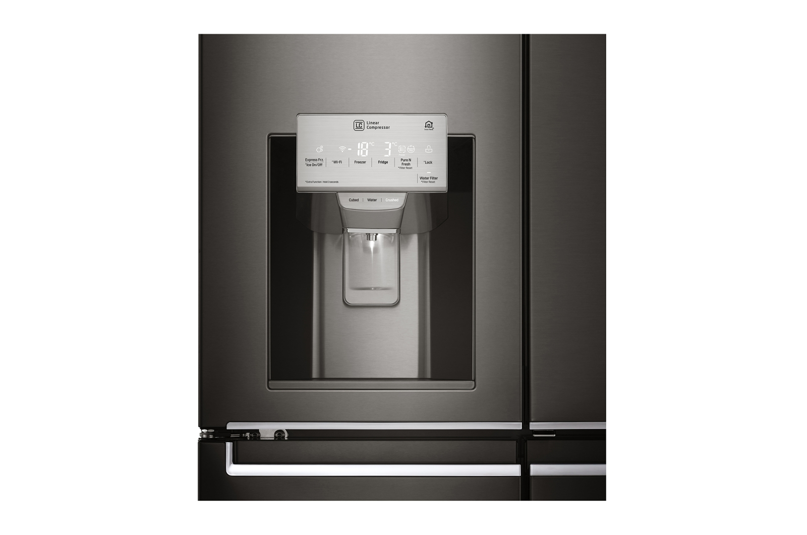 LG GMS9331SB side-by-side refrigerator Freestanding – image 8