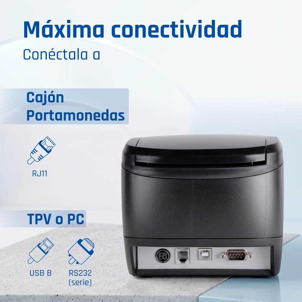iggual TP7001-1S 203 x 203 DPI Wired Thermal transfer POS printer – image 3