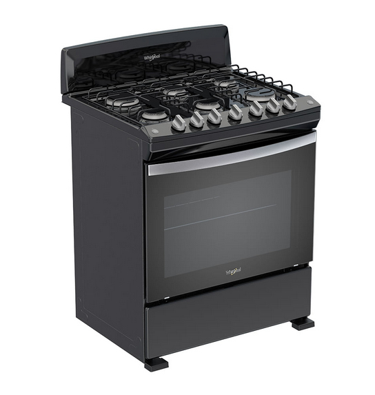 Whirlpool WFR3000B cooker Freestanding cooker Gas Black – image 7