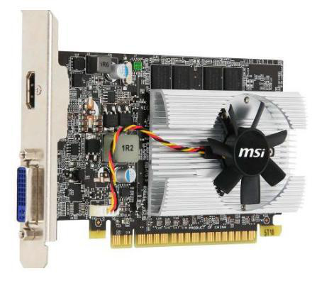 MSI N210-MD1G graphics card GeForce 210 – image 2
