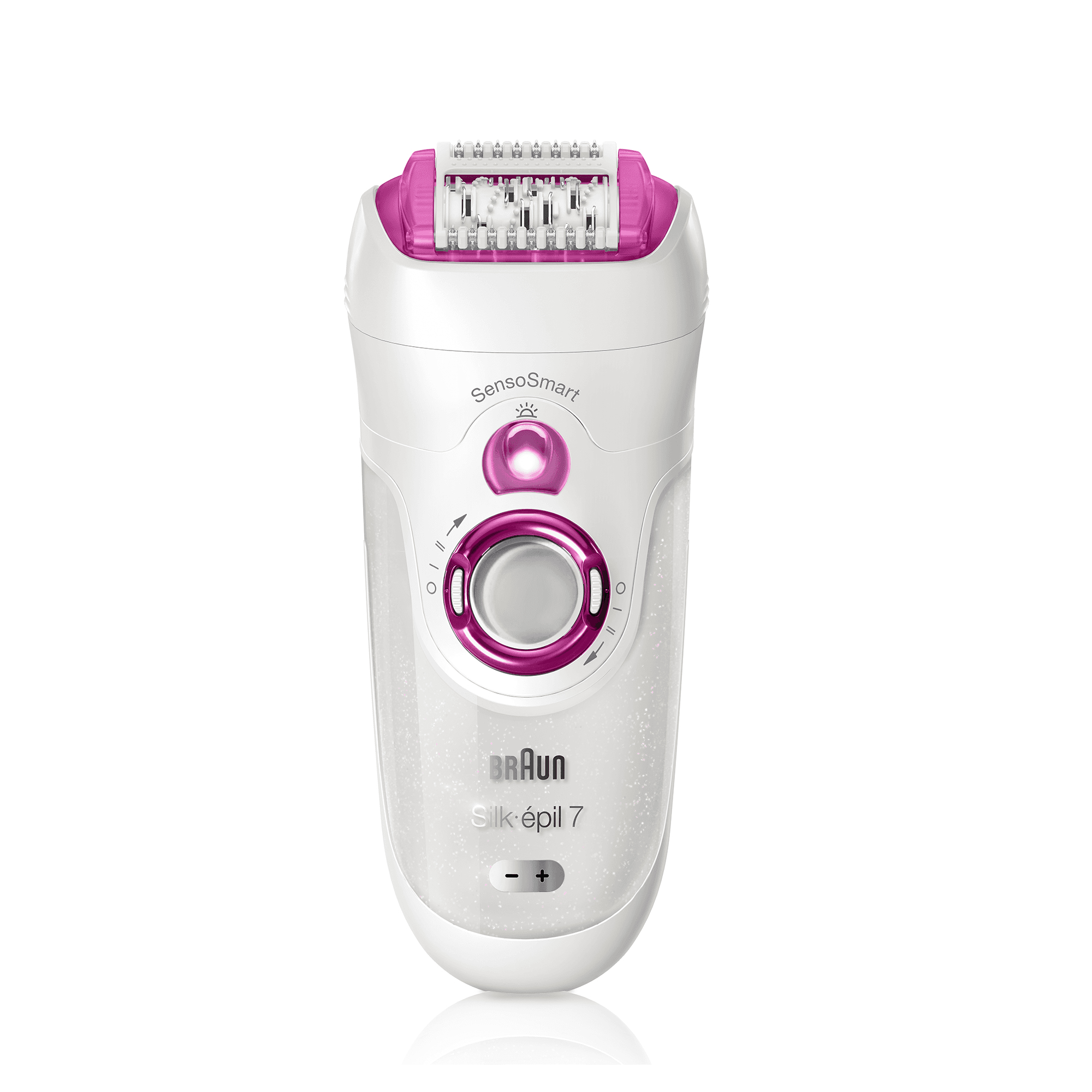 Braun Silk-épil 7 81646969 epilator 40 tweezers White, Pink – image 1