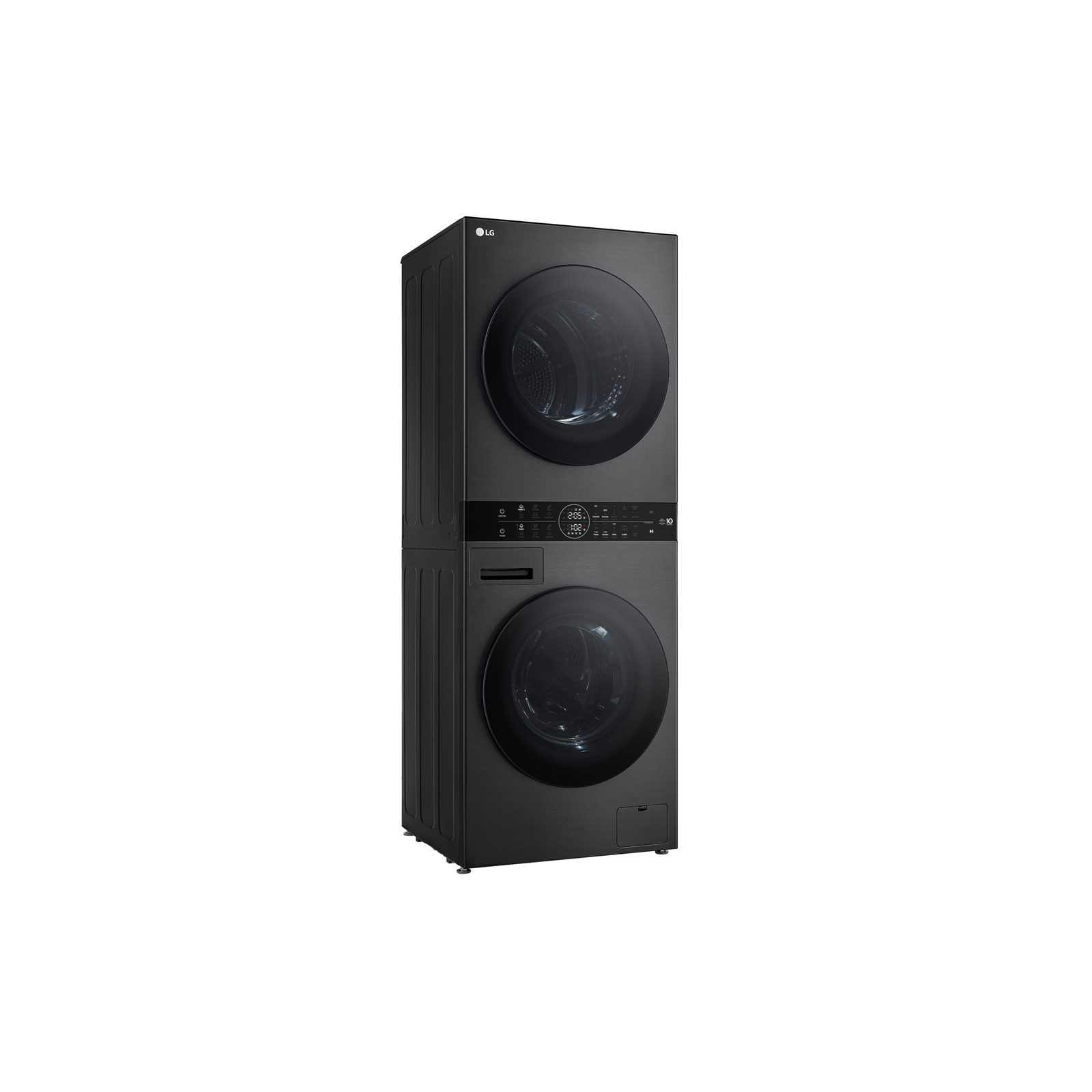 LG W4W8BVKKZHM.APBPLTK washer dryer Freestanding Front-load Black – image 2