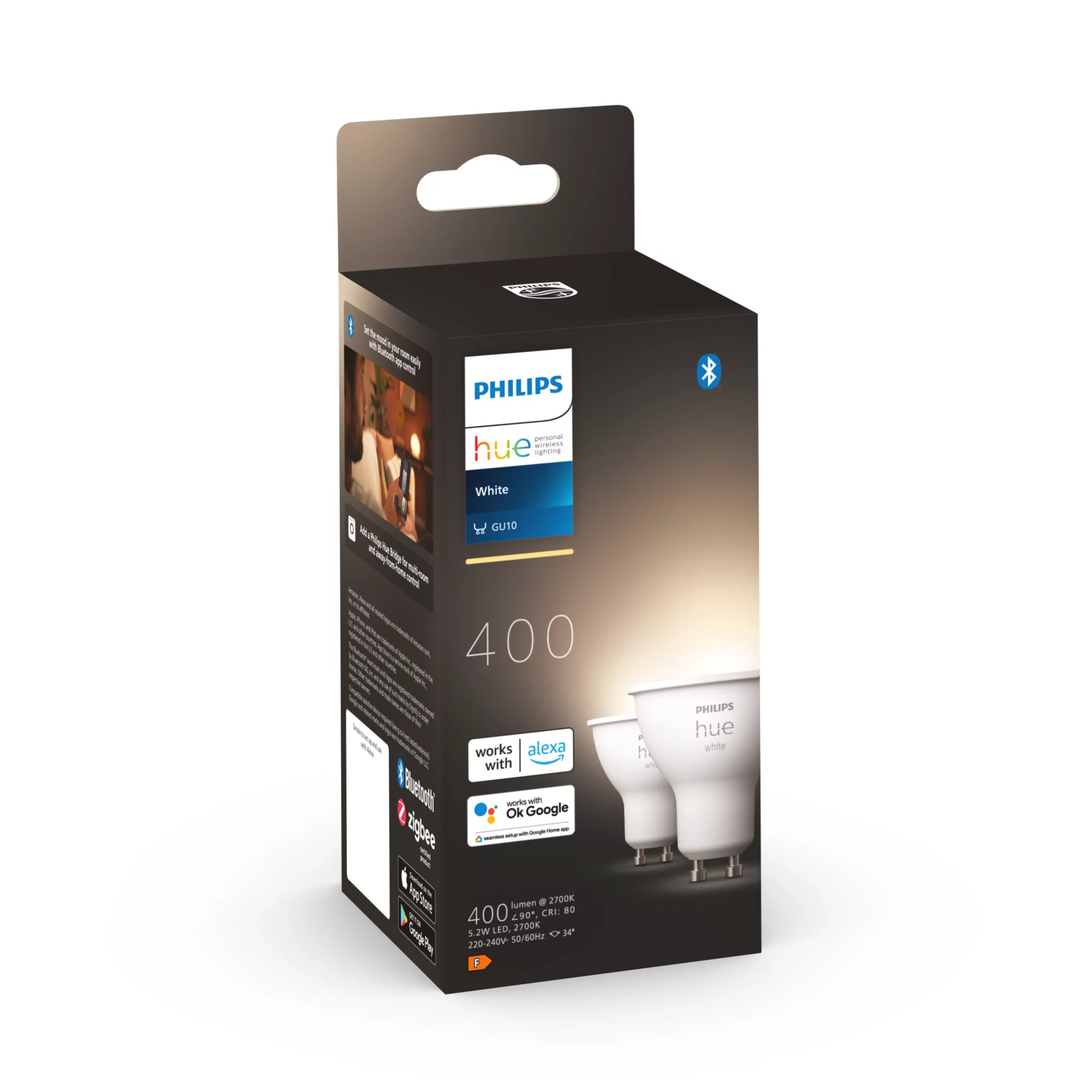 Philips by Signify Philips Hue White GU10 – smart spotlight – (2-pack) – image 2