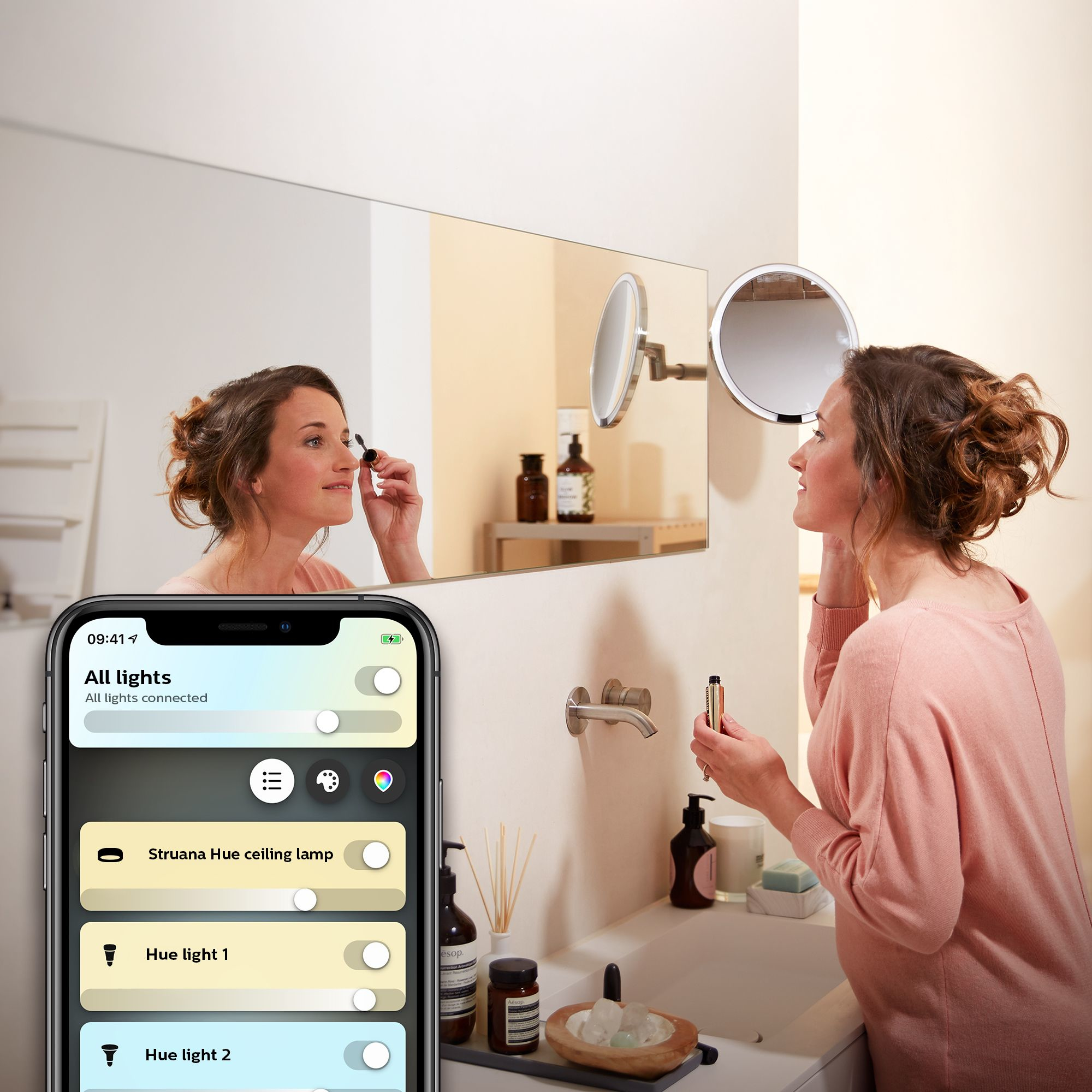 Philips by Signify Philips Hue White ambience Struana Bathroom ceiling light – image 8