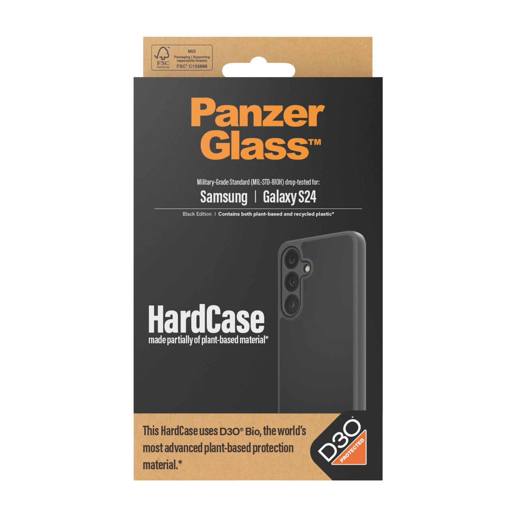 PanzerGlass® HardCase Black w. D3O® Samsung Galaxy S24 – image 3