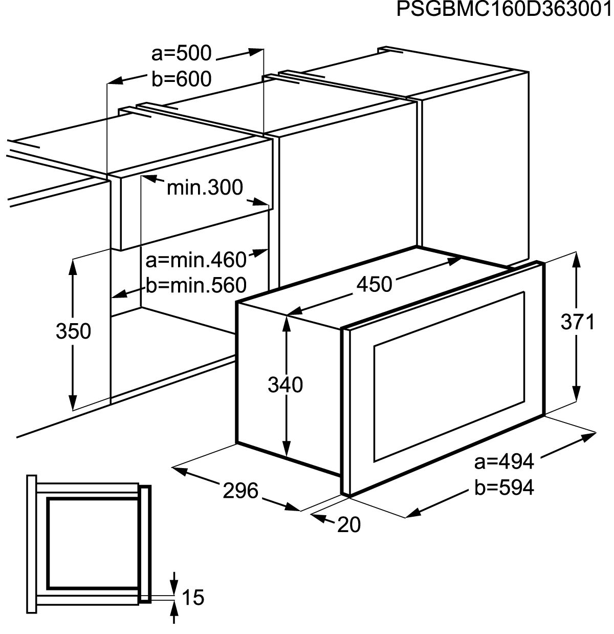 AEG MCD1763E-M Stainless steel – image 3