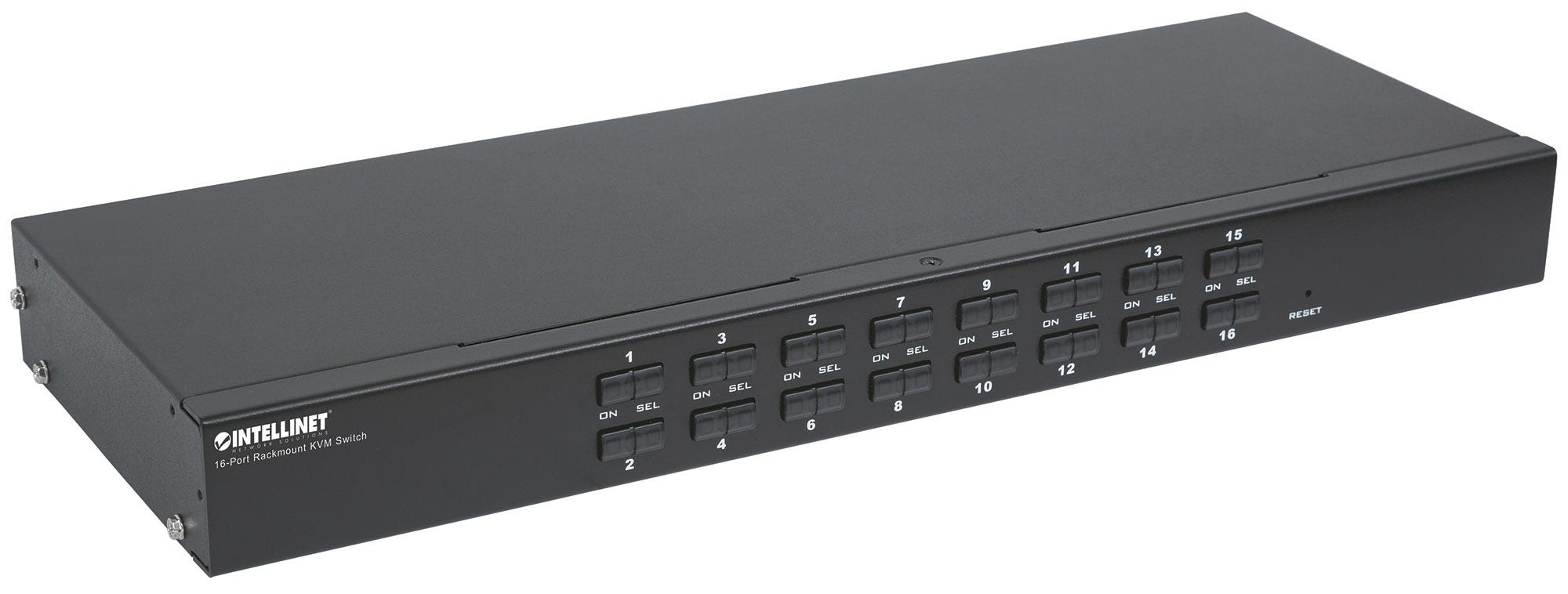Intellinet 16-Port Rackmount KVM Switch, Combo USB + PS/2, On-Screen Display, Cables included – image 3