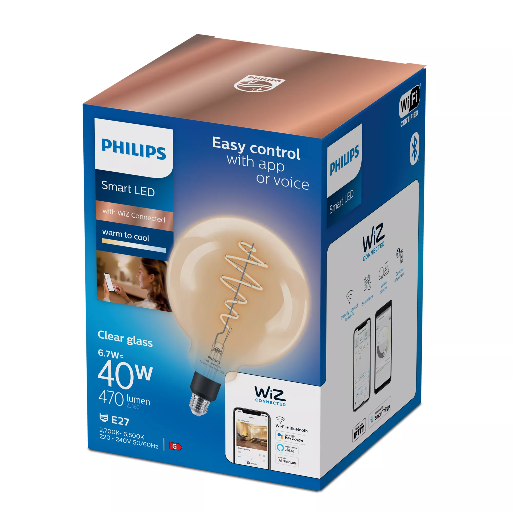 Philips by Signify Philips Filament Globe clear – image 2