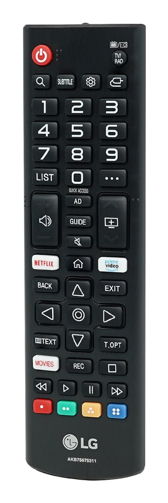 LG AKB75675311 remote control IR Wireless TV Press buttons