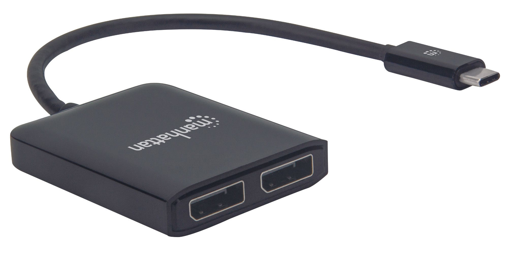 Manhattan USB-C to Dual DisplayPort 1.2 Adapter Cable, 4K@30Hz – image 2