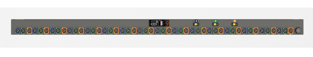 Vertiv Geist MNR3EHW1-48L138-3TL15A0A10-S-A power distribution unit (PDU) 36 AC outlet(s) 0U Black