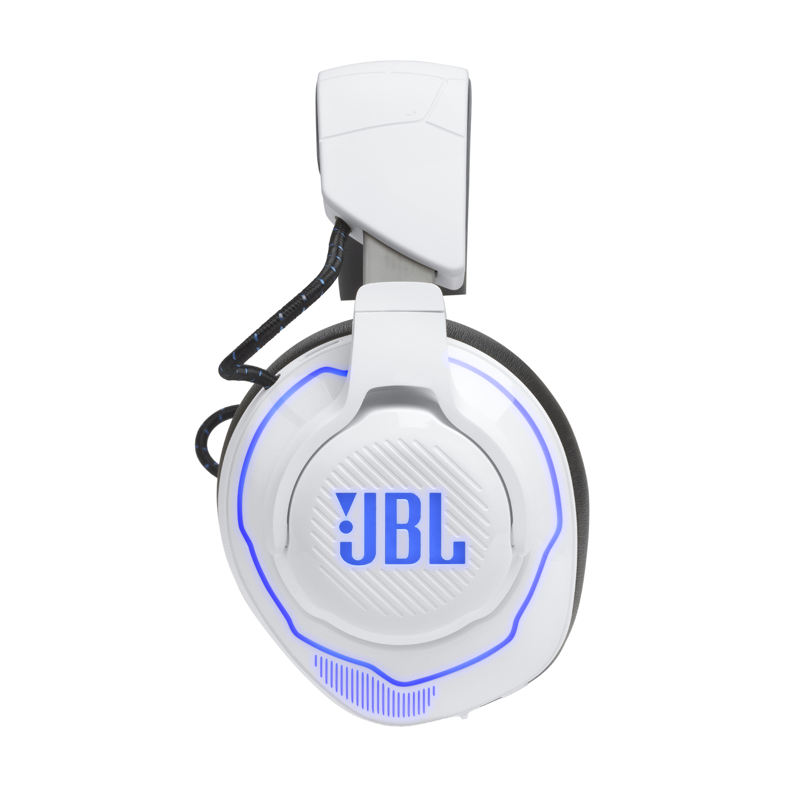 JBL Quantum 910P Headset Wired & Wireless Head-band Gaming USB Type-C Bluetooth Blue, White – image 5