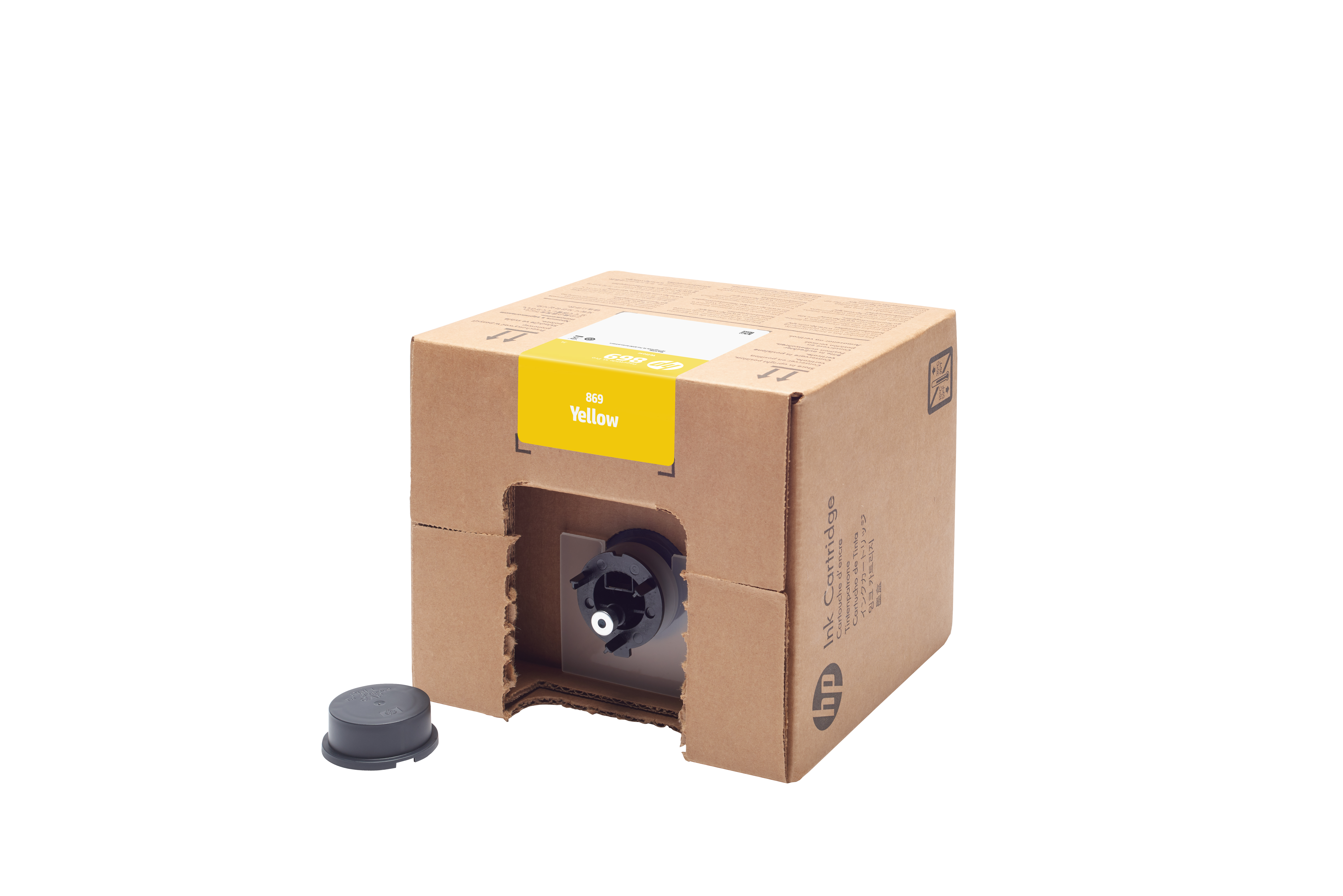 HP 869 - 3 L - yellow - original - PageWide XL Pro - ink cartridge - for PageWide XL Pro 10000, 5200, 8200
