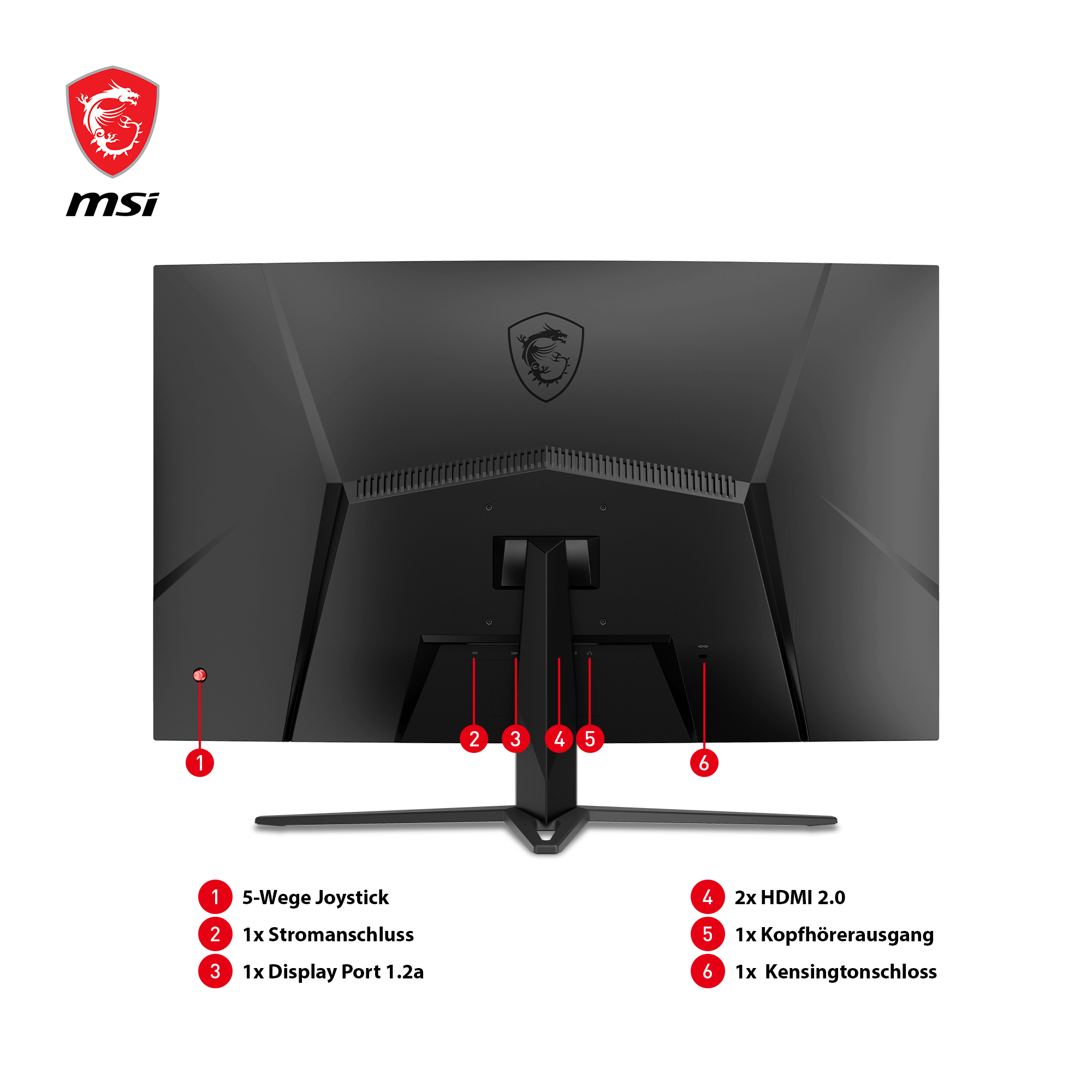 MSI G32C4XDE computer monitor – image 6