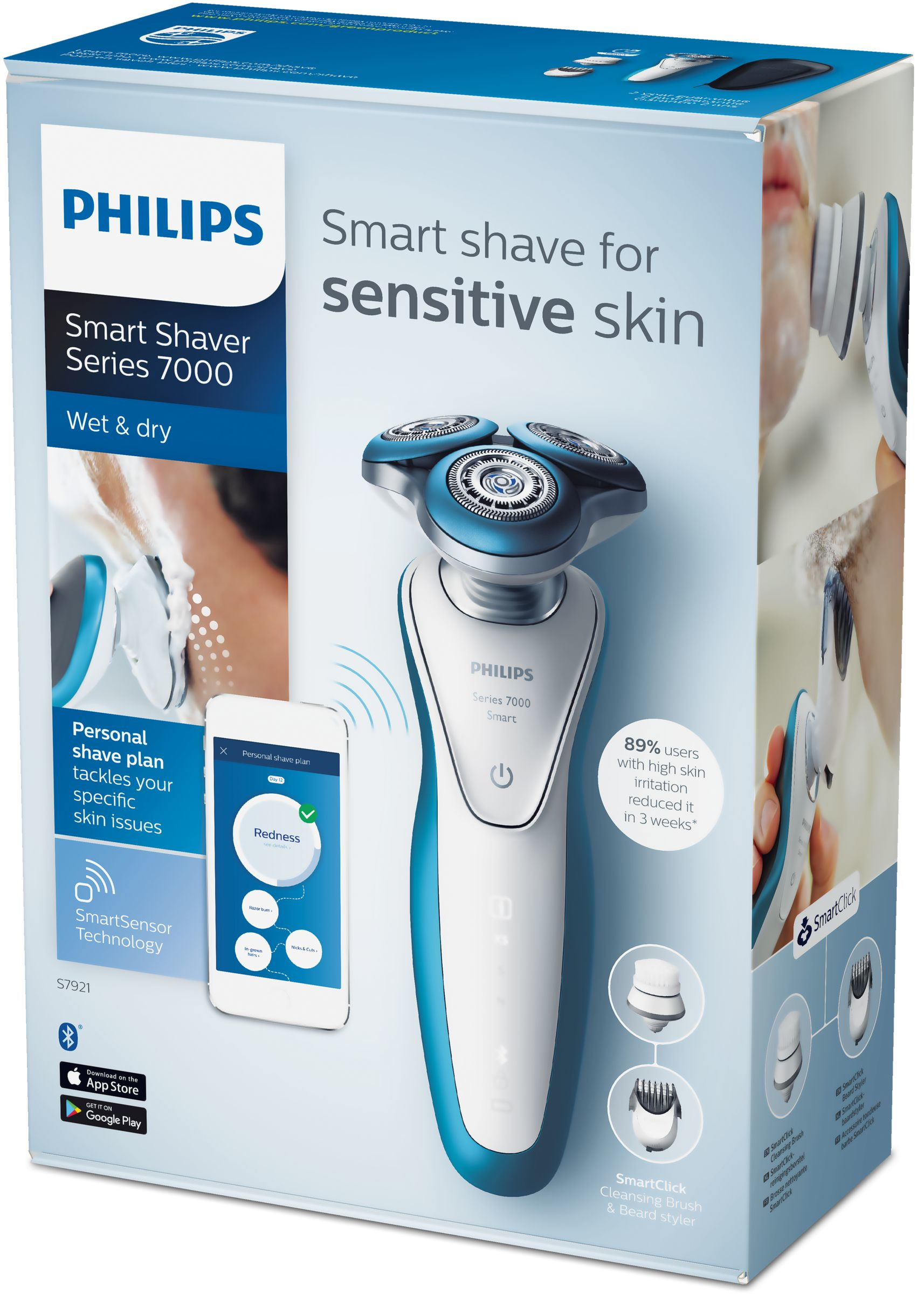 Philips SHAVER Series 7000 Personal Shave Plan Wet and dry electric shaver – image 2