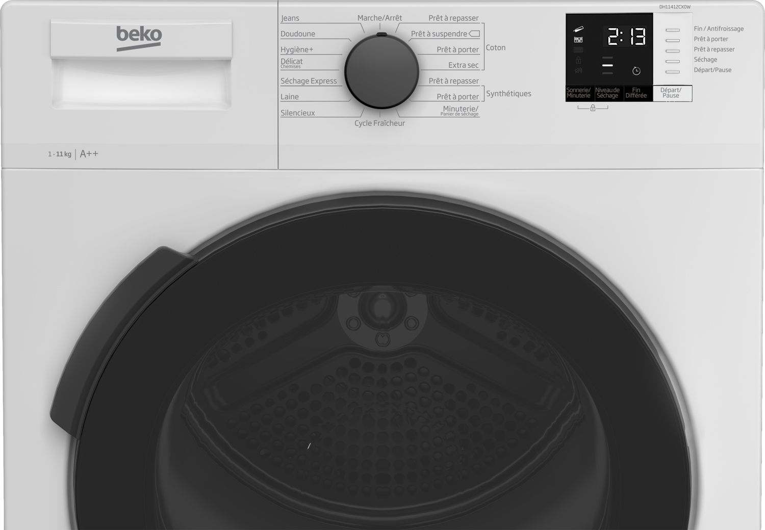 Beko DH11412CX0W tumble dryer Freestanding Front-load – image 2