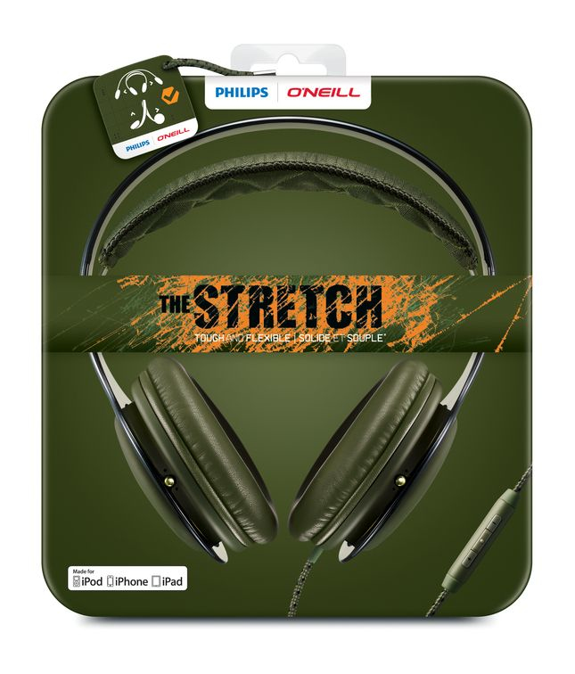 Philips O'Neill SHO9567GN/10 headphones/headset Wired Head-band Khaki – image 2