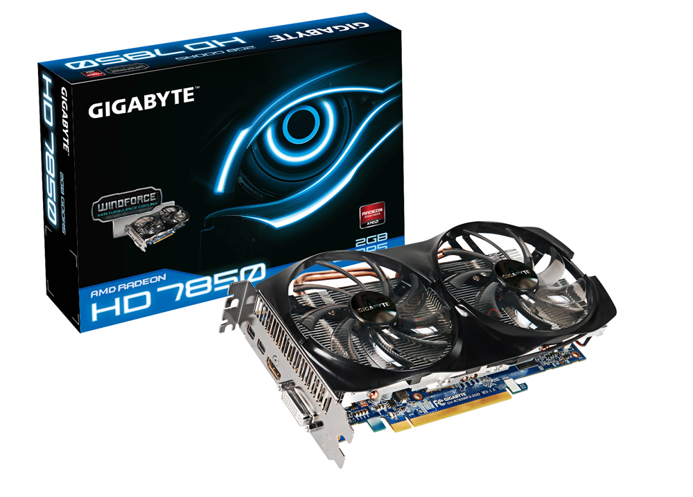 GIGABYTE GV-R785WF2-2GD graphics card AMD Radeon HD 7850 – image 1