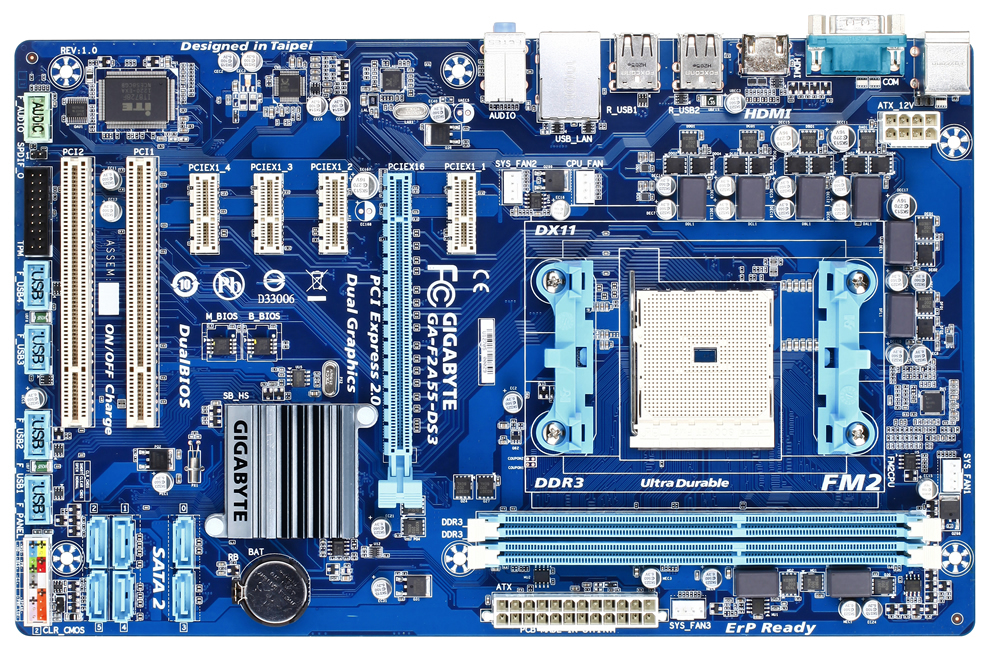 GIGABYTE GA-F2A55-DS3 (rev. 1.0) – image 2