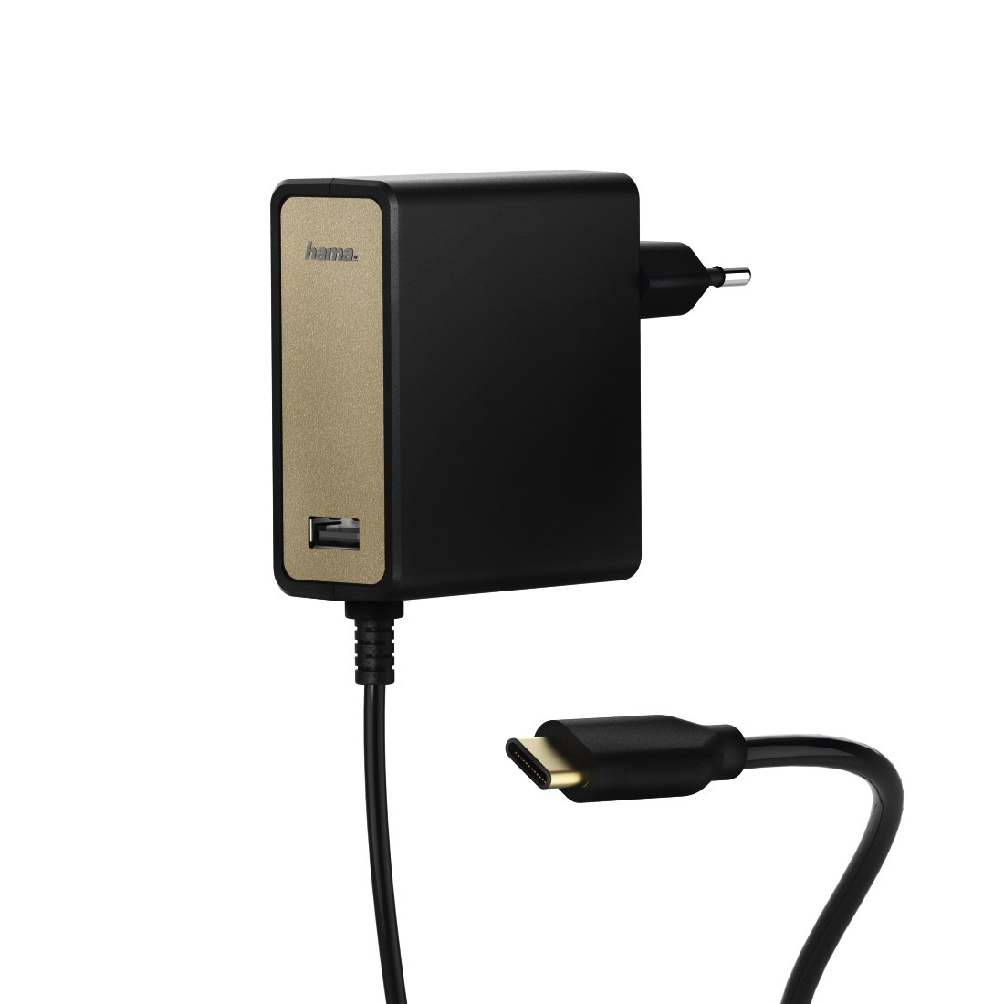 Hama 00054184 mobile device charger Universal Black, Gold USB Indoor