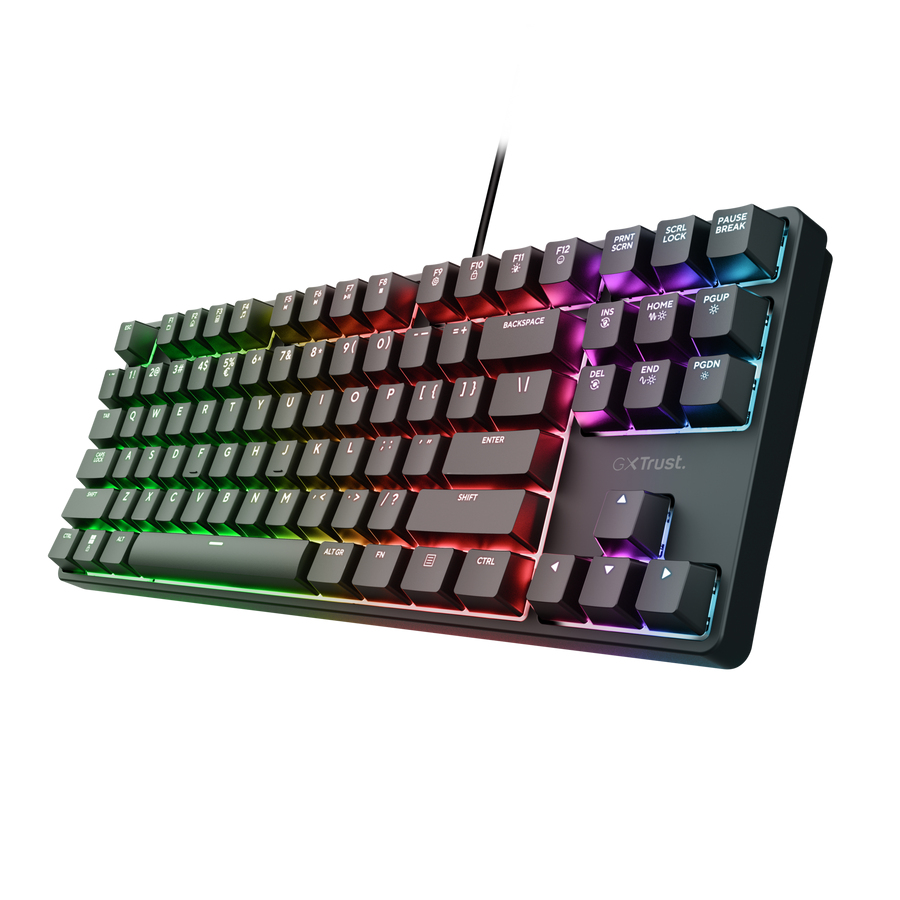 Tastatura TRUST  GXT864 CADA TKL GAMING KEYBOARD US
