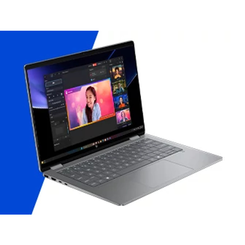 HP OmniBook X FlipNGAI 14-fm0001sa Copilot+ PC Intel Core Ultra 7 256V Laptop 35.6 cm (14″) Touchscreen 3K 16 GB LPDDR5x-SDRAM 1 TB SSD Wi-Fi 7 (802.11be) Windows 11 Home Silver image 12