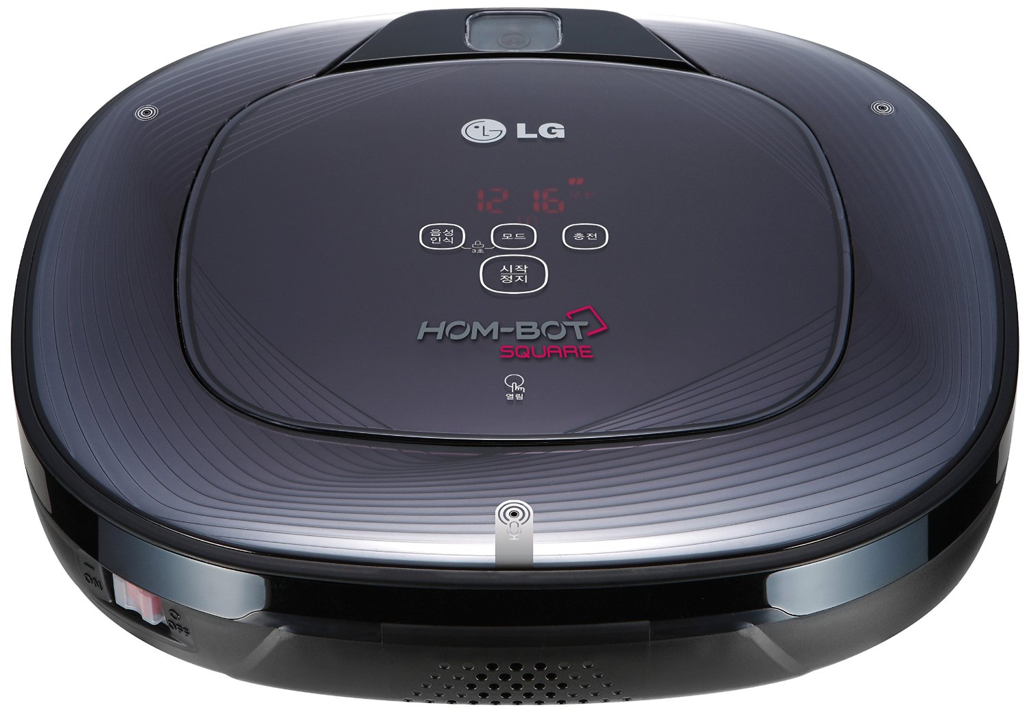 LG VR64703LVM robot vacuum Black, Mirror – image 1