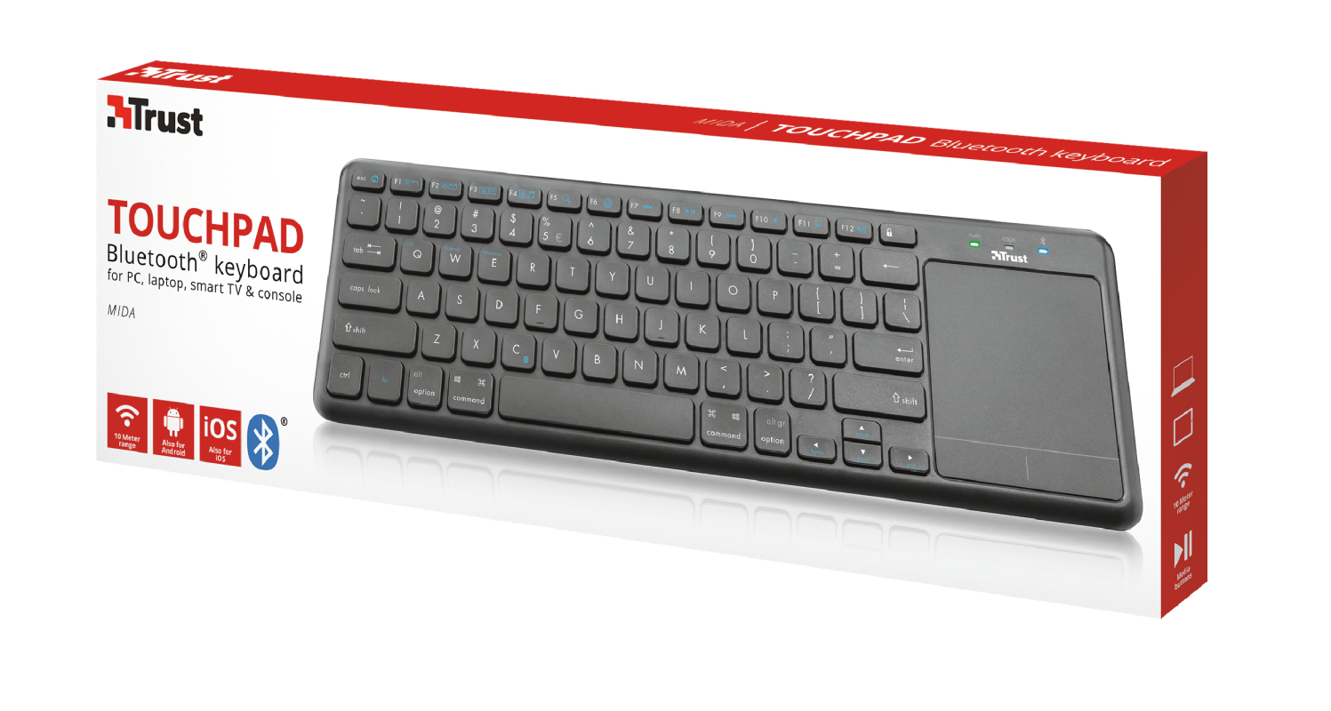 Trust Mida keyboard Universal Bluetooth QWERTY Italian Black – image 5