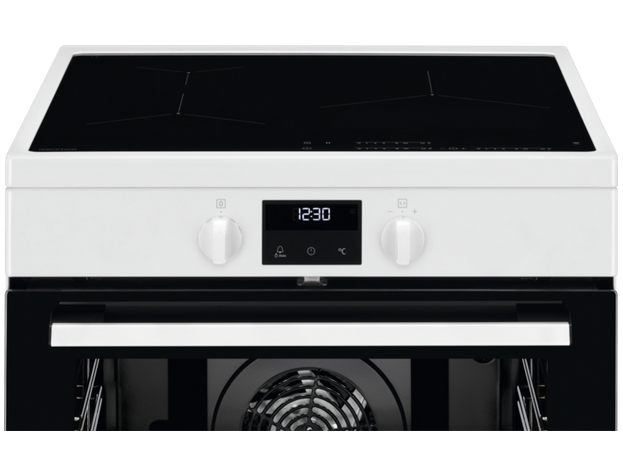 Electrolux LKI64850BW Freestanding cooker Electric Zone induction hob Black, White – image 6