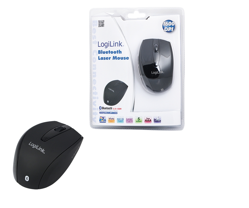 LogiLink Maus Laser Bluetooth mit 5 Tasten – image 1