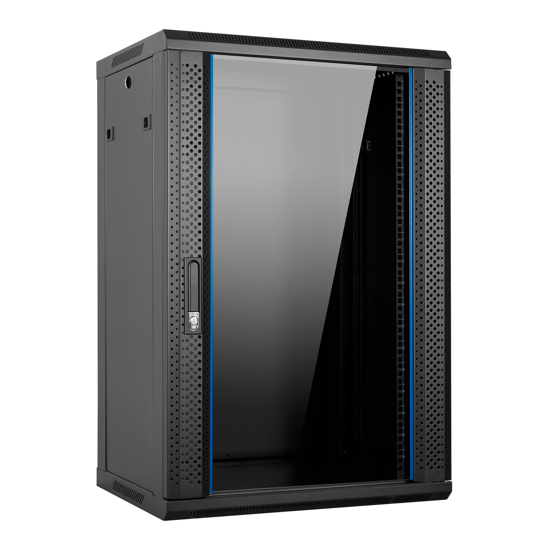 aiten data AI6418S 18U Wall mounted rack Black – image 1