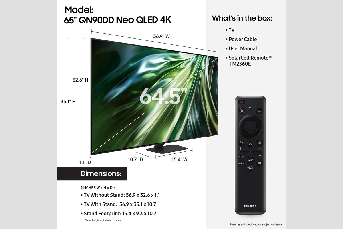 Samsung QN90D 65" Class Neo QLED 4K QN90DD – image 4