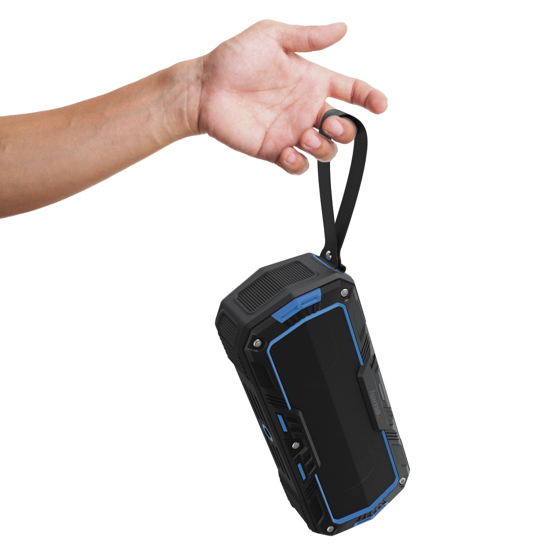 Hama Rockman-L Stereo portable speaker Black, Blue – image 5