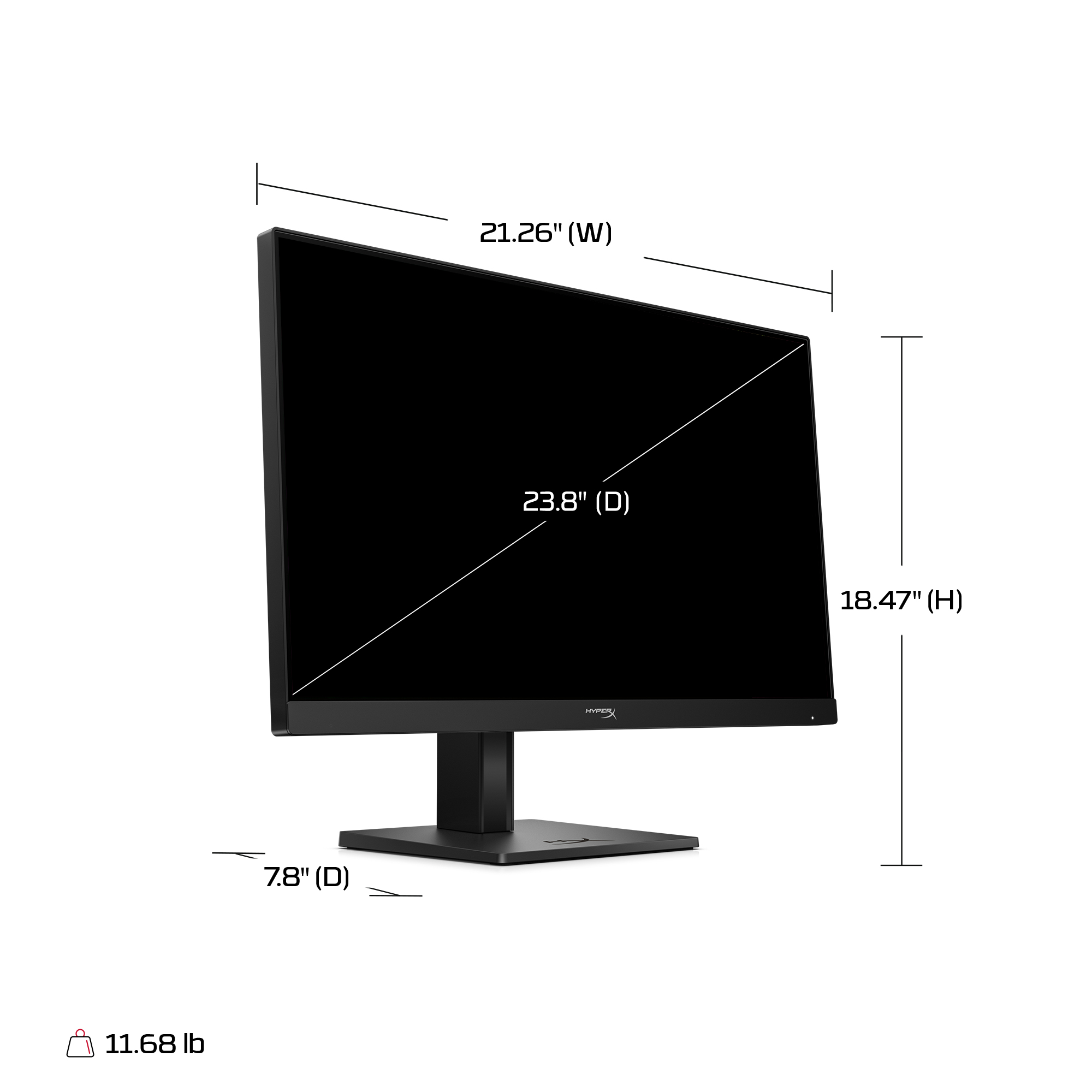 HP HyperX OMEN 23.8 inch FHD 180Hz Gaming Monitor - OMEN 24 G2 – image 9