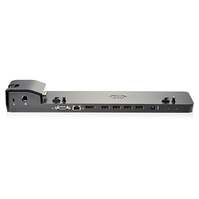 HP D9Y32UTR laptop dock/port replicator Docking Black – image 2