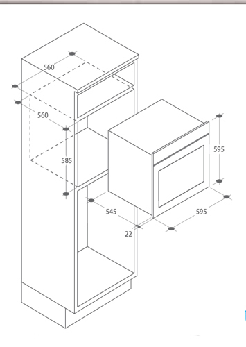 Candy FCL602/6AV 65 L 2100 W Oat – image 2